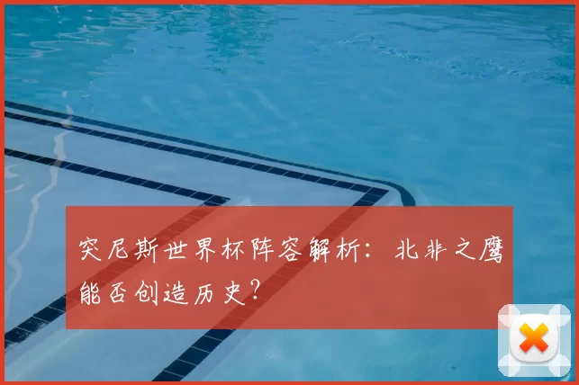 突尼斯世界杯阵容解析：北非之鹰能否创造历史？