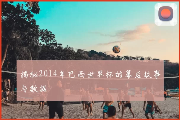 揭秘2014年巴西世界杯的幕后故事与数据